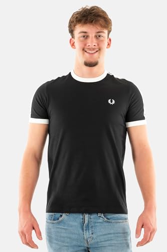FRED PERRY T-shirt mm TAPED RINGER Uomo L