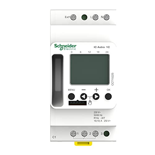 Interrupteur connecté Acti9 IC Astro Schneider Electric CCT15225 pour programmation astro
