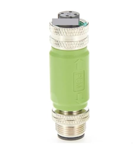Conector M12 D-code de 4 pines macho a hembra industrial PCM-0859