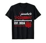 Photo Gallery promosso a cugino 2024 prima volta cugino nuovo cugino maglietta Photo Gallery promosso a cugino 2024 prima volta cugino nuovo cugino maglietta