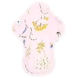 AENUANCE（エニュアンス）布ナプキン 防水 生理用 特に多い日 昼 軽い日昼用 兼用 吸水ナプキン 吸水 45cc 厚手 M 柄No 189AEMWH-189