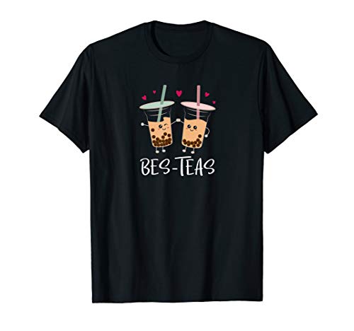 Boba Bes Teas Kawaii Cute Bubble Milk Tea Drinks T-Shirt