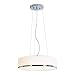 Access Lighting Aero 2-light Fluorescent Chrome Pendant with Opal Glass
