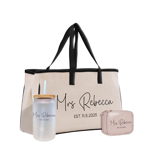Bolso Tote personalizado para boda Vanessa Rosella miniatura 1