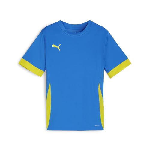 Puma Unisex Teamgoal Matchday Jr Fußballtrikot, Electric Blue Lemonade-Faster Yellow, 140 EU