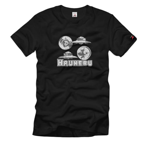 T-shirt Haunebu UFO Aldebaran Noir XXXXXL - Vêtement Homme Coupe Grande Taille
