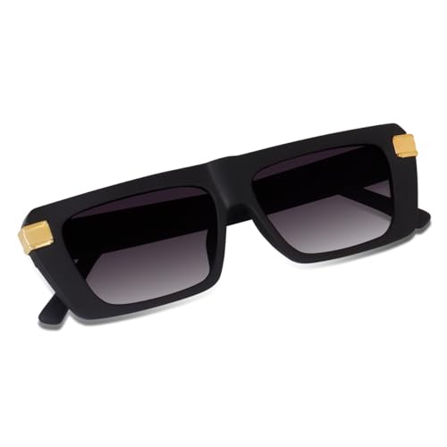Image of Dervin UV Protection Rectangular Sunglasses for Men and Women