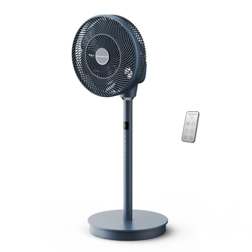 Rowenta Turbo Silence Compact 3D Multiflow, Ventilateur sur Pied, Silencieux 19 dB, Portée 25 m, Oscillation Multidirectionnelle, 18 Vitesses, Mode Nuit,...