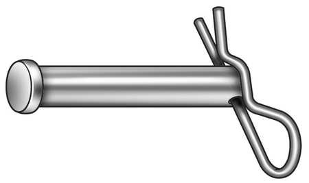Gl Huyett, WWGCLPS6BPS6016, Clevis Pin W/Hairpin, SS, 0.500x1 1/2 In