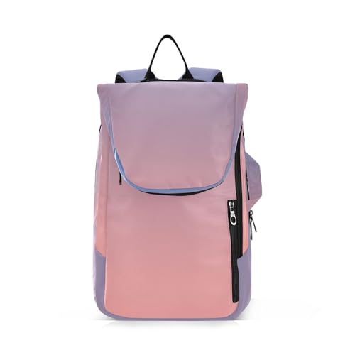 ODAWA Blue Pink Gradient Badminton Racket Bag Tennis Bag 3 Rackets Pickleball Backpacks Tennis Carrying Bag Padel Racket Bag