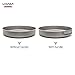 Lixada Ultralight Titanium Frypan Outdoor Camping Hiking Picnic Cooking Frying Pan 1000ML with Folding Handle