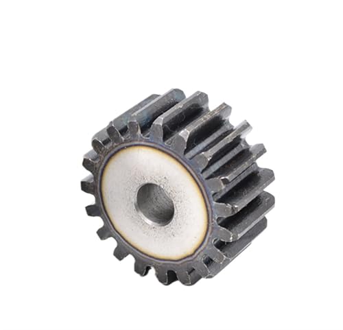 Bevel Gear Pinion Hardware Mechanical 1pcs Metal Transmission Gear Mod 2 Spur Gear 2M 12T-27T Steel Cylindrical Gear Process Hole Height 20mm High Frequency Quenching Teeth(2M-15 Teeth)