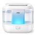 Dreo Luftbefeuchter für Schlafzimmer, Top Fill 4L Supersized Cool Mist Humidifier mit Öl-Diffusor und Nachtlicht, 36H Laufzeit, Leise Ultraschall-Luftbefeuchter für Baby-Kinderzimmer und Pflanzen
