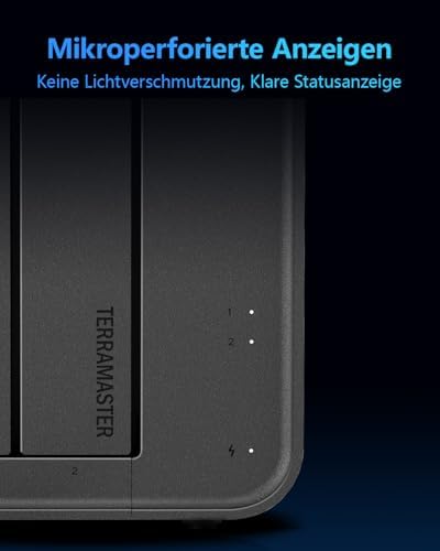Bild 4 - TERRAMASTER F2-425 2-Bay NAS-Speicher – Intel x86 Quad-Core-CPU, 4 GB RAM, 2,5 GbE LAN, Netzwerkgebundener Speicher-Multimedia-Server für Privatanwender (ohne Festplatte)