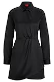 hugo boss kleid schwarz blau 70% Polyester (recycled) 30% Polyester