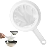 Design pratico, filtro in plastica bianca con impugnatura ergonomica antiscivolo. Con occhiello per appenderlo per risparmiare spazio in ogni cucina.