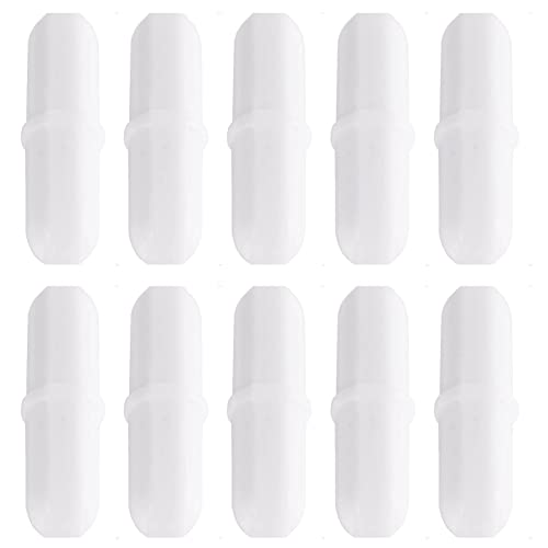 joaoxoko Magnetic Stir Bars,10 Pcs PTFE Magnetic Stirrer Mixer Stir Bar, 20 mm/...