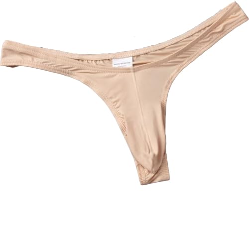 Faringoto G-String sin costuras transparente para hombres, T-String, Tanga para hombres, G-String, Hombre con G-String, bronceado, M