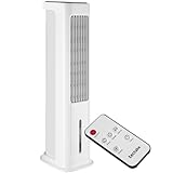 RÉSERVOIR D'EAU SPACIEUX AVEC INDICATEUR : Avec un grand réservoir de 5 litres équipé d'un indicateur de niveau, ce rafraichisseur portable garantit de longues heures de fonctionnement sans interruption. Il comprend également 2 accumulateurs de froid pour prolonger la fraîcheur émise.