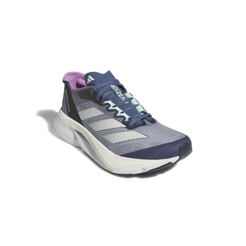Image of adidas Womens Adizero Boston 12 Running Sneakers Shoes - Blue