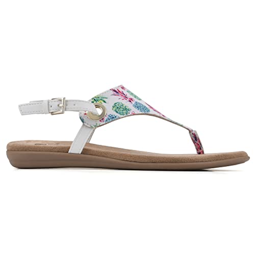 Image of WHITE MOUNTAIN Women's London Flat Sandal