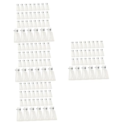 PRETYZOOM 4sets Outdoor Light Hooks for String Lights Rope Hangers Easy to Install Screw Clips 30pcs*4