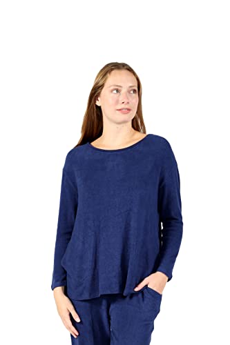 Image of LA CERA Women's Pullover Top, Comfortable Long Sleeve Sweatshirt