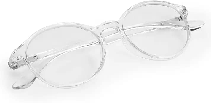 SAINTIMO VALTINA Round Blue Cut Computer Glasses for Eye Protection | Zero Power, Anti Glare & Blue Light Filter Glasses | UV Protection Specs for Men & Women | TR90 Frames & CR39 Blue Cut Lens (B09ZSNB5NJ) Amazon Price History, Amazon Price Tracker