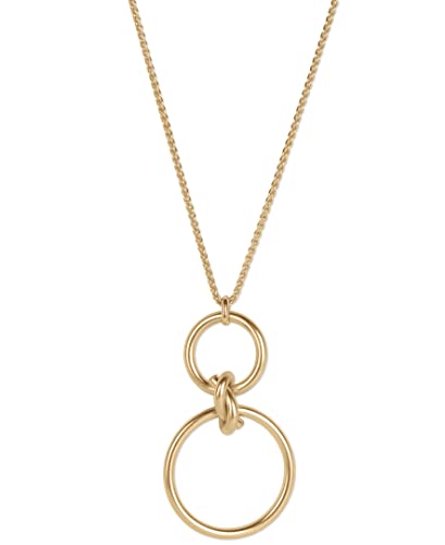 Lucky Brand Abalone Circle Pendant Necklace