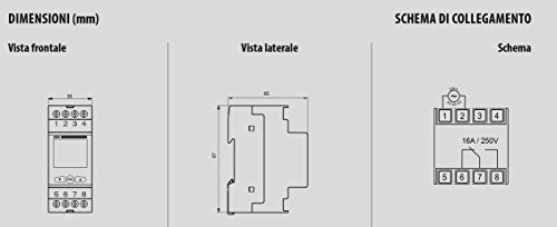 Interruptor crepuscular astronómico VEMER blanco para programar iluminación exterior 3
