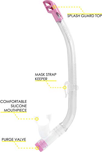 Cressi Top Snorkel - Verminderde omvang van de adembuis voor vrouwen/jongens - Image 3