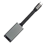 USB3.1 Type-c to Ethernet Adapter,Thunderbolt 3 to Ethernet Cable,USB-C TO RJ45 Gigabit Ethernet Lan Network Adapter,For Phone Computer macbook Surface Chromebook Tablet pc to Ethernet 10/100/1000Mbps