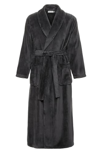 Alexander Del Rossa Long Mens Robe, Full Length Big and Tall Bathrobe for Men, Mens Bath Robes