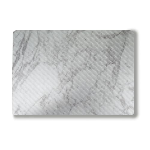 Carbon Fiber Laptop Skin Compatible with Surface Laptop 7 15" (2024) - Frost Marble - Premium 3M Vinyl Protective Wrap Decal Cover - Easy to Apply | Crafted in The USA by MightySkins