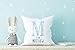 Classydesigns Coussin personnalisé pour garçon, cadeau d'anniversaire, coussin personnalisé, coussin de nom, coussin de crèche, coussin de l'alphabet