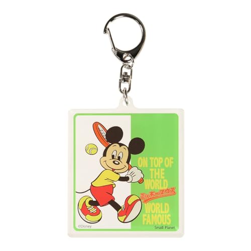 Porte-clés Mickey Mouse Tennis Disney APDS4930 acrylique double face ultra résistant