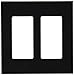 Lutron VWP-2R-BL Vareo 2-Gang Wallplate Receptacle