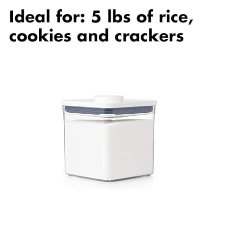 OXO Good Grips POP Container 2.8-Quart Square Airtight Food Storage for Sugar and More (Set of 4) - Image 4