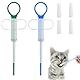 VTYTZZ 2 Stück Tabletteneingeber Katze,Tablettengeber Katze,Tablettengeber Für Katzen,Katze Tablettengeber,Tabletteneingeber Für Katzen,Haustier Pet Pillenwerfer Wiederverwendbare Pusher Tablet