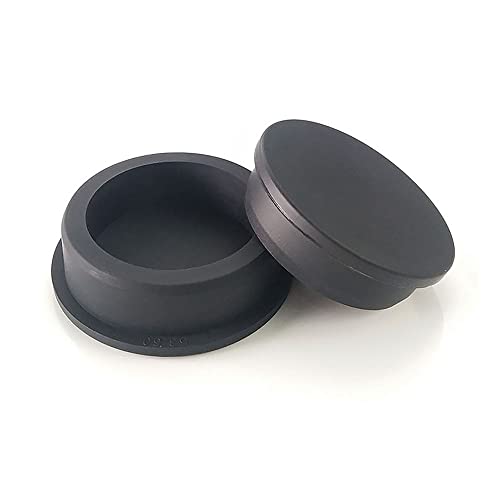 cierre de perforación de cable de caucho de silico Tapones for orificios de goma de silicona BLANCO y NEGRO, tapones for extremos ciegos, tapones for tubos, tapones a prueba de polvo, tamaño A = 6,8mm