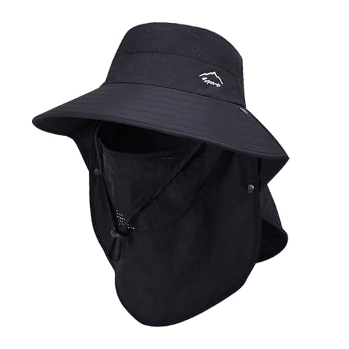 Image of Sun Hat for Men Women with Neck Flap,UPF 50+ UV Protection Fishing Hat