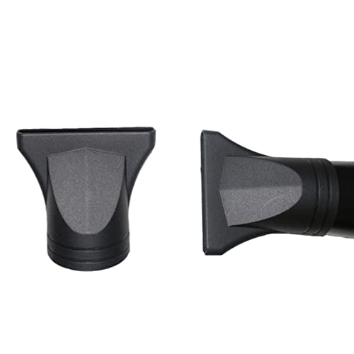 2Pcs Black Professional Plastic Hair Dryer Diffuser Nozzle With 2Pcs Bangs Stickers, Wide Design Home Salon Hair Dryer Nozzle Replacement Blow Flat Hairdressing For Diameter 4.5Cm, Not Universal #TOP2