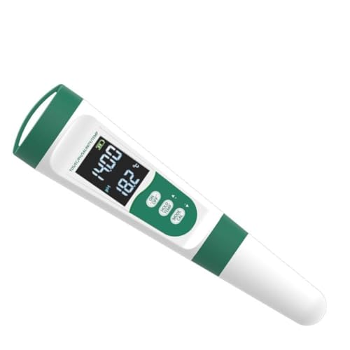 NiuLumea Probador digital 5 en 1 para calidad del agua con medidor de pH, salinidad y temperatura hidropónica, piscinas y agua potable