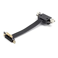 Gaeirt PCI-E 1X Adapter, Adapterkabel Durable für 1U 2U und für ATX/BTX Chassis