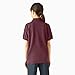 Dickies boys Short Sleeve Pique Polo, Burgundy, X-Large 18-20