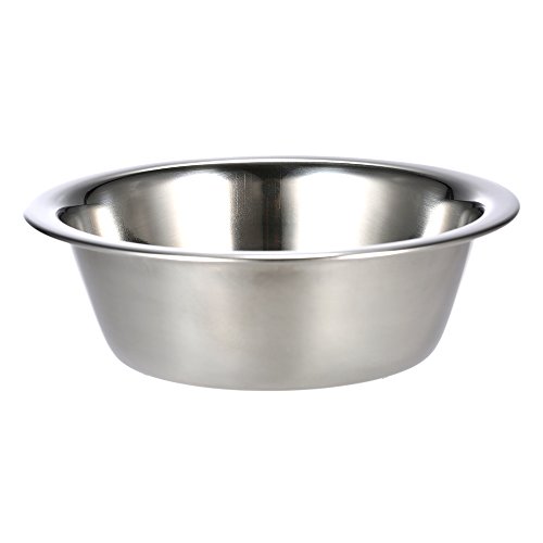 Praktischer Edelstahl-Schüssel zum Aufhängen für Hunde und Katzen, für Hundehütten, Vögel, Kaninchen