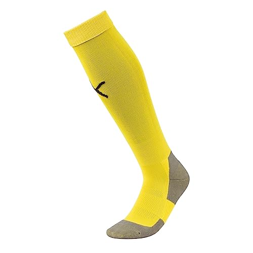 PUMA Herren Team Liga Socks Core Stutzen, Cyber Yellow-Puma Black, 35-38 Herstellergröße 2 EU – Ansicht 1
