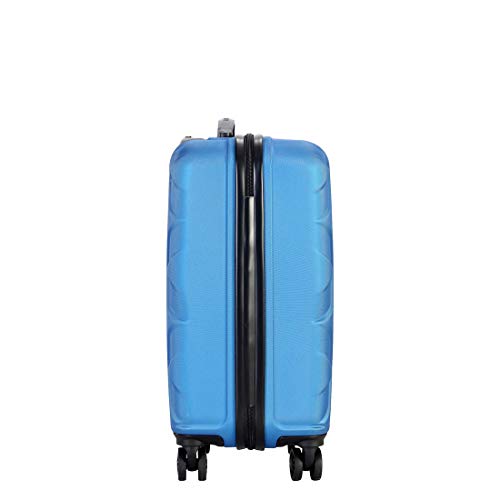 Kamiliant by American Tourister Kam Ohana ABS 28 cms Blue Hardsided Spinner Wheels Cabin Luggage Suitcase(KAM Ohana SP 55CM - H Blue)
