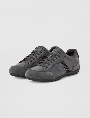 Geox U Ravex Sneaker Garçon avec semelle respirante et membrane imperméable