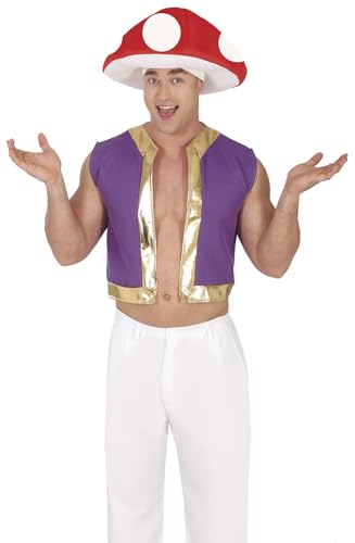 FIESTAS GUIRCA Super Pilz Kindheitshelden Kostüm Herren oder...